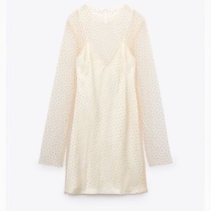 Zara - Contrasting Sparkly Dress - 9259/755